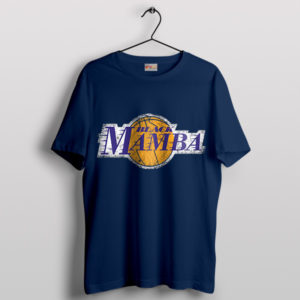 Dribble with Mamba Mentality Symbol Navy T-Shirt