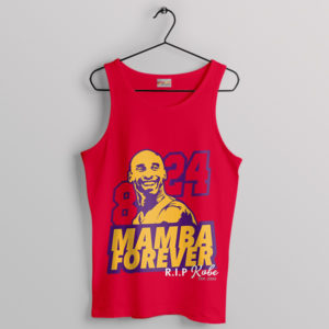 Duality of Greatness Kobe 8 and 24 Red Tank Top