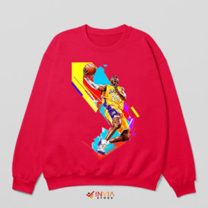Dunking Dynasty Kobe Mamba Best Player Red Sweatshirt