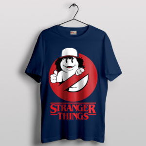 Dustin's Ghostly Quest Stranger Things Navy T-Shirt