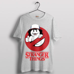 Dustin's Ghostly Quest Stranger Things Sport Grey T-Shirt