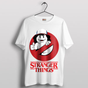 Dustin's Ghostly Quest Stranger Things White T-Shirt