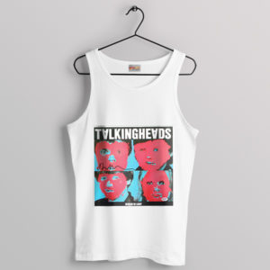 Echoes Remain in Light Talking Heads White Tank Top