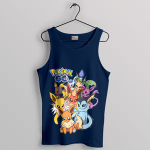 Eevee's Transformation Saga Edition Navy Tank Top
