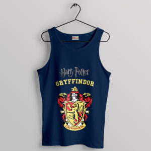 Emblem of Bravery Gryffindor Navy Tank Top