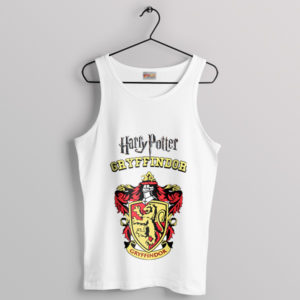 Emblem of Bravery Gryffindor White Tank Top