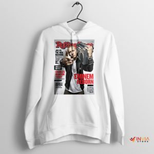 Eminem's Reborn Cover Art Magazine Hoodie