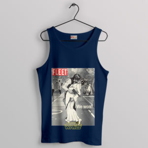 Empire's End Embrace Han And Leia Navy Tank Top
