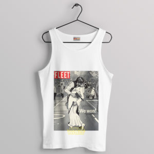 Empire's End Embrace Han And Leia White Tank Top