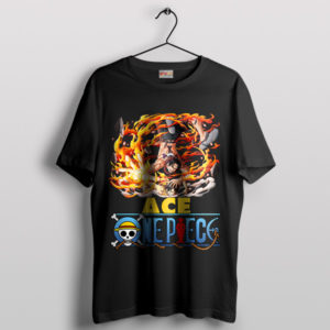 Epic Flames One Piece Manga Ace T-Shirt