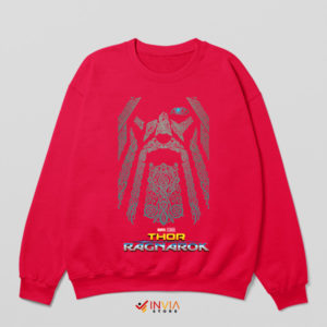 Epic Odin Thor Ragnarok Movie Red Sweatshirt