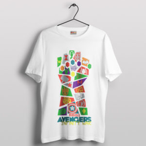 Epic Snap Infinity Gauntlet Pop Art White T-Shirt