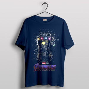 Epic Snap Thanos Infinity Gauntlet Navy T-Shirt