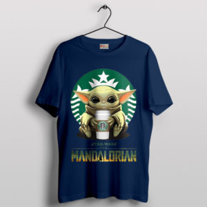 Espresso Star Wars Baby Yoda Navy T-Shirt