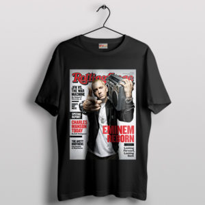 Evolution Eminem Reborn Album Art Black T-Shirt