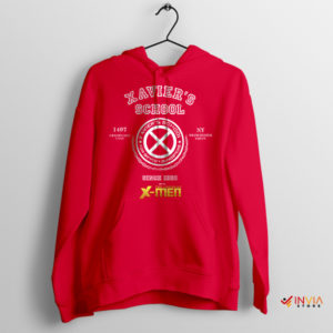 Evolution of Heroes Xavier's School Red Hoodie