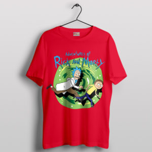 Expedition Tintin Meets Rick Morty T-Shirt