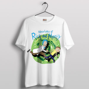 Expedition Tintin Meets Rick Morty White T-Shirt