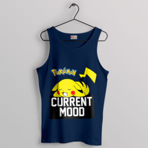 Expression Pikachu's Mood Mode Navy Tank Top
