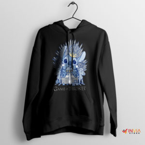 Fantasy Stitch Game of Thrones Chair Black Hoodie