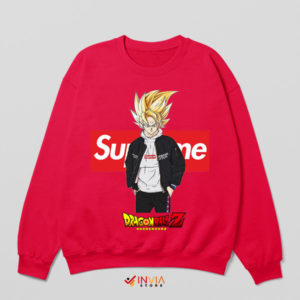 Fashion Fusion Goku Style Super Red Sweatshirt