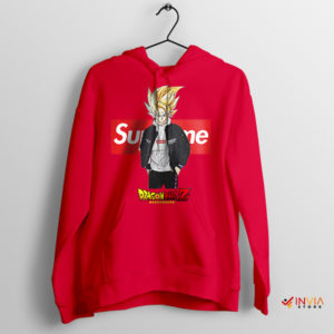 Fashionable Fusion Goku Super Saiyan Red Hoodie