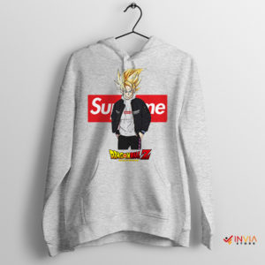 Fashionable Fusion Goku Super Saiyan Sport Grey Hoodie