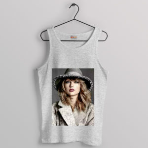 Fashionista Fame Swift's Hat Magazine White Tank Top