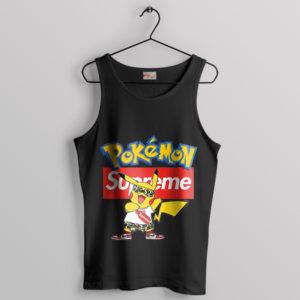 Fashionista Pikachu Cute Style Black Tank Top