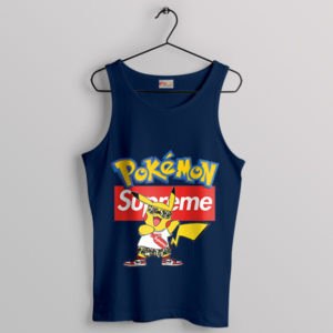 Fashionista Pikachu Cute Style Navy Tank Top