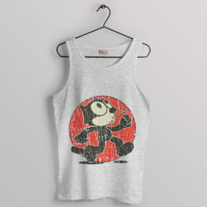 Feline Elegance Felix The Cat 1919 Sport Grey Tank Top