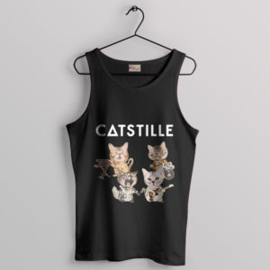 Feline Fanfare Catstille Bastille Band Tank Top