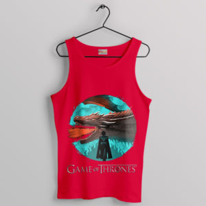 Fierce Flames Dracarys Dragon GOT Red Tank Top