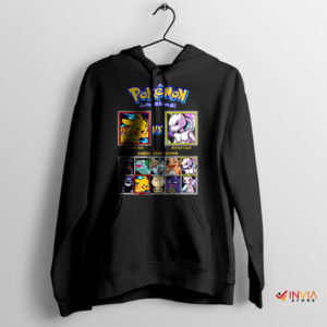 Fighter Legends Pikachu vs. Mewtwo Black Hoodie