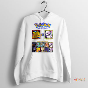 Fighter Legends Pikachu vs. Mewtwo White Hoodie