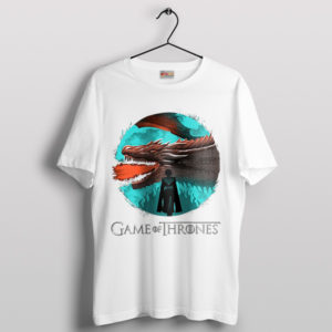 Fire and Art Dracarys Dragon GOT White T-Shirt