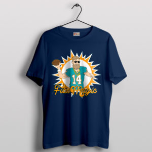 Fitzmagic in the Sunshine Miami Dolphins Navy T-Shirt