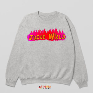 Flame of Immortality Juice WRLD Sport Grey Sweatshirt