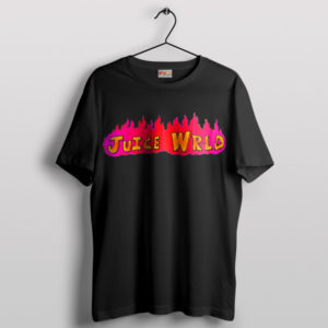 Flames Juice WRLD Legends Never Die Black T-Shirt
