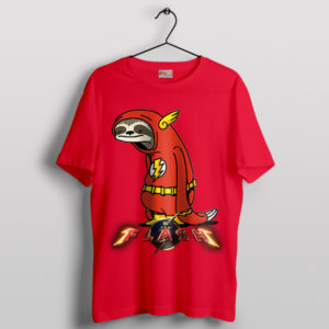 Flash in Slow-Mo Sloth the Speedster T-Shirt