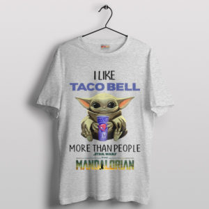 Flavorful Force Baby Yoda Taco Bell Sport Grey T-Shirt