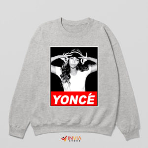 Flawless Queen Yoncé Tribute Sport Grey Sweatshirt