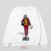 Flecked in Chaos Joker Clown Movie Sweatshirt