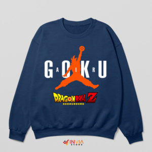 Flight of the Goku Air Jordan Navy Sweatshirt