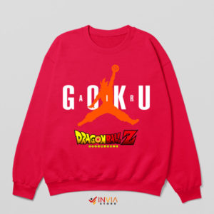 Flight of the Goku Air Jordan Red Sweatshirt