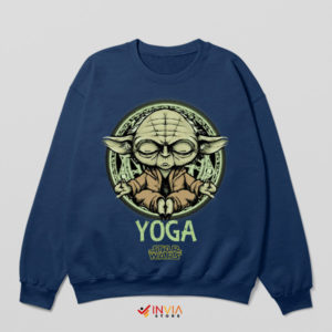 Forceful Flow Yoda YOGA Journey Navy Sweatshirt