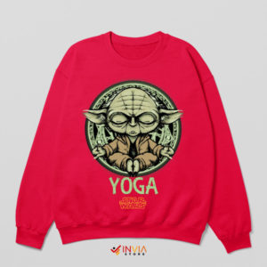 Forceful Flow Yoda YOGA Journey Red Sweatshirt
