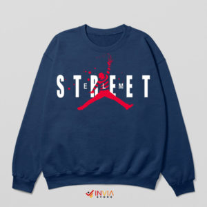 Freddy Krueger Hand Air Jordan Navy Sweatshirt
