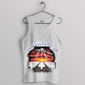 Freddy Krueger on Master of Puppets Sport Grey Tank Top