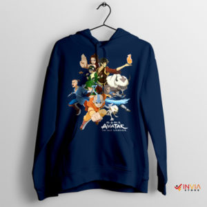 Friends of the Avatar Aang's Journey Navy Hoodie